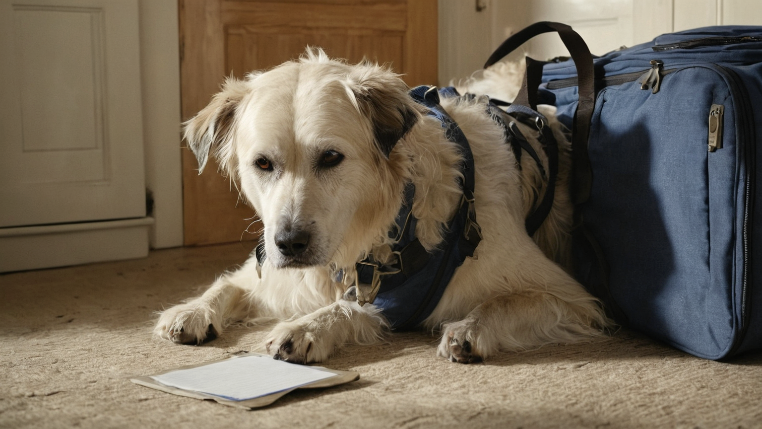 Ask the clinic what must travel with the dog
